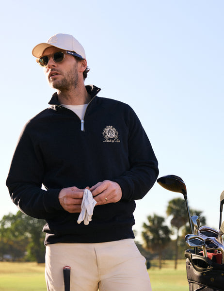 美品 BRIEFING GOLF TOUR HALF ZIP Lサイズ CREST HALF ZIP - LORDS OF SUN